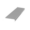 Parapet zewnętrzny stalowy softline - RAL 9006 (Srebrny)